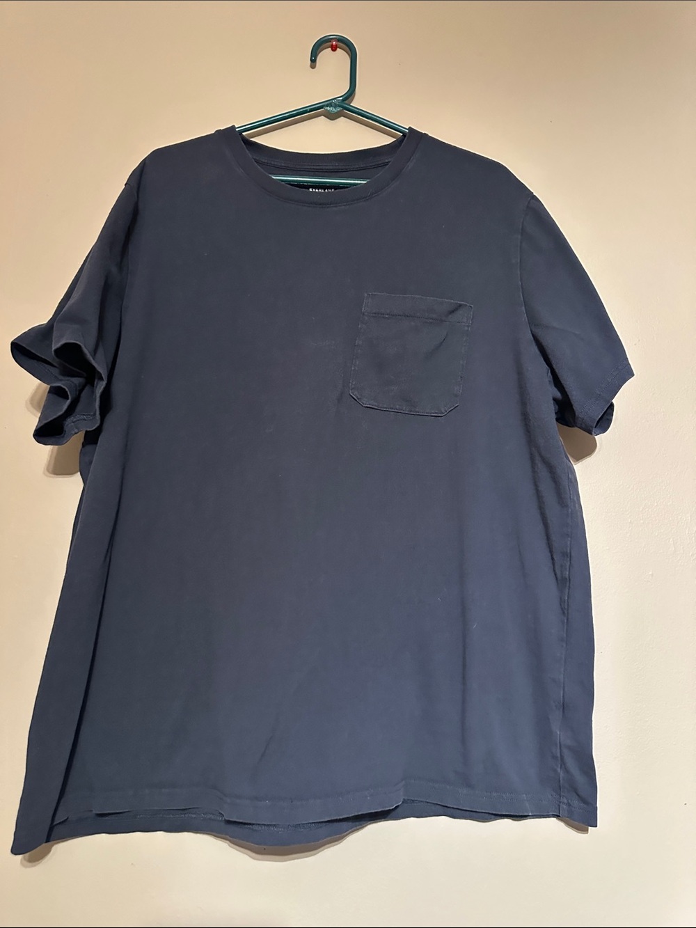 Men’s Everlane basic box pocket tee size xxl